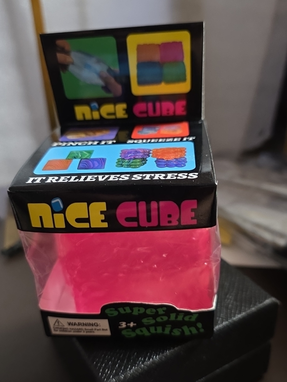 New Viral Squishy Pink Cube